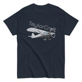 Taylorcraft BC-12D (Silver/Black) Airplane T-Shirt - Personalized w/ Your N#