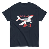 Van's Aircraft RV-12 (Red/Black) Airplane T-Shirt - Personalized w/ Your N#