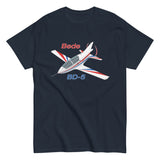 Bede BD-5 (Red/Blue) Airplane T-Shirt - Personalized w/ Your N#