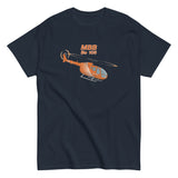 MBB Kawasaki BO 105 (Orange) Helicopter T-Shirt - Personalized w/ Your N#