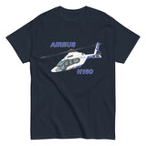 Airbus H160 Helicopter T-Shirt – Flyboy Toys Aviation Tee – Custom Pilot Gift with Personalized N Number