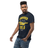 Flyboy Toys I Survived My First Solo Flight Custom T-shirt - Personalized