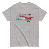 Luscombe 8 (Red/Silver) Airplane T-Shirt - Personalized w/ Your N#