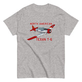 Mooney M20J / 201 (Red/Blue) Airplane T-Shirt - Personalized w/ Your N#