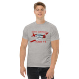 Mooney M20J / 201 (Red/Blue) Airplane T-Shirt - Personalized w/ Your N#