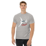 Rutan Model 61 Long EZ (White) Airplane T-Shirt - Personalized w/ Your N#