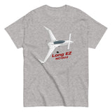 Rutan Model 61 Long EZ (White) Airplane T-Shirt - Personalized w/ Your N#