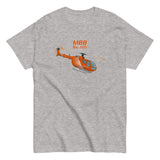 MBB Kawasaki BO 105 (Orange) Helicopter T-Shirt - Personalized w/ Your N#