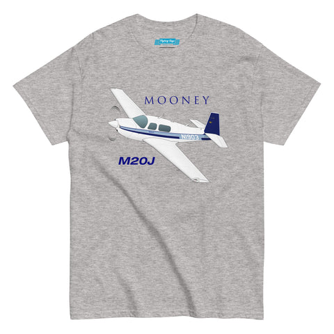 Mooney M20J / 201 Custom Airplane T-shirt- Personalized with N#