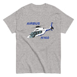 Airbus H160 Helicopter T-Shirt – Flyboy Toys Aviation Tee – Custom Pilot Gift with Personalized N Number