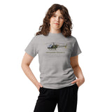 Aérospatiale Alouette II Helicopter Chopper T-Shirt - Add Your N#