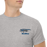 SeaRey Custom Embroidered Airplane T-Shirt - Personalized