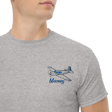 Mooney M20C Custom Embroidered Airplane T-Shirt - Personalized