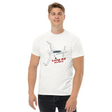 Rutan Model 61 Long EZ (White) Airplane T-Shirt - Personalized w/ Your N#