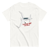 Rutan Model 61 Long EZ (White) Airplane T-Shirt - Personalized w/ Your N#