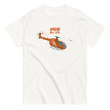 MBB Kawasaki BO 105 (Orange) Helicopter T-Shirt - Personalized w/ Your N#