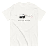 Aérospatiale Alouette II Helicopter T-Shirt - Personalized with Your N#