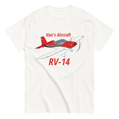 Flyboy Toys Custom Vans Aircraft RV-14 T-Shirt - Personalized with N#