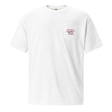 Custom unisex Garment-dyed Pocket t-shirt - Add your Airplane