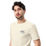 Gulfstream G550 Embroidered Premium Custom T-shirt - Personalized with your N#