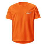 Custom Airplane Orange Shirt Left Chest Logo
