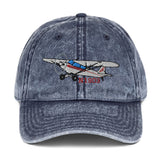 Airplane Embroidered Vintage Cap (AIRG9GG1H-R6) - Personalized