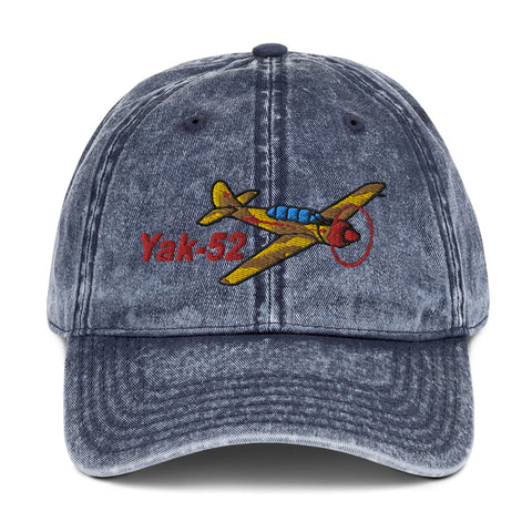 Yakovlev Airplane Embroidered Vintage Cap (AIRP1BP1B52-BC1) - Personalized