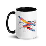 Custom Airplane Accent mug AIR38I517 - Personalized with Your N#