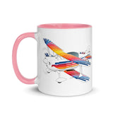 Custom Airplane Accent mug AIR38I517 - Personalized with Your N#