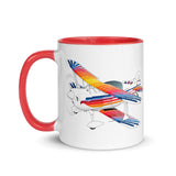 Custom Airplane Accent mug AIR38I517 - Personalized with Your N#