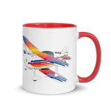 Custom Airplane Accent mug AIR38I517 - Personalized with Your N#