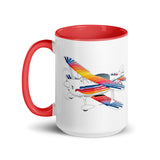 Custom Airplane Accent mug AIR38I517 - Personalized with Your N#