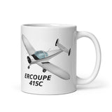 Erco Ercoupe 415C Airplane ceramic mug - Personalized with Your N#