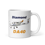Flyboy Toys Diamond DA40 Airplane Mug