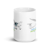 Pipistrel Sinus 912 NW Custom Airplane Ceramic Mug - Personalized