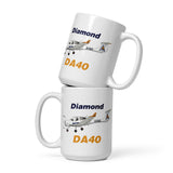 Flyboy Toys Diamond DA40 Airplane Mug