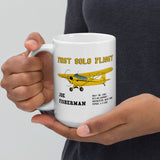 First Solo Flight Custom Mug Memorabilia - ADD YOUR AIRCRAFT