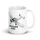 Erco Ercoupe 415C Airplane ceramic mug - Personalized with Your N#