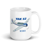 Custom YAK 52 Airplane Mug - Add Your N#