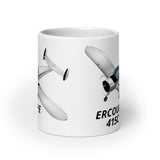 Erco Ercoupe 415C Airplane ceramic mug - Personalized with Your N#