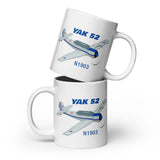 Custom YAK 52 Airplane Mug - Add Your N#