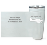 Custom Airplane Travel Tumblers