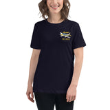 Cusdtom Embroidered Bella + Canvas 6400 Women's Relaxed T-Shirt