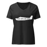 Custom Women’s relaxed v-neck t-shirt