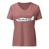 Custom Women’s relaxed v-neck t-shirt