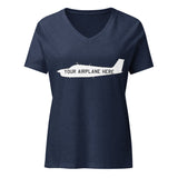 Custom Women’s relaxed v-neck t-shirt