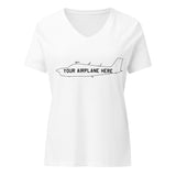 Custom Women’s relaxed v-neck t-shirt