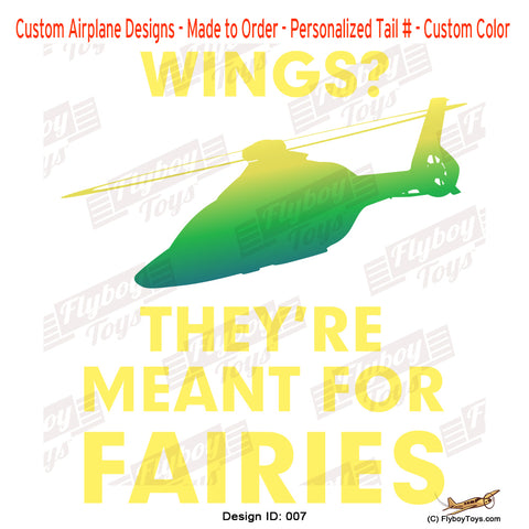 Wings Meant For Fairies Airplane Aviation Design