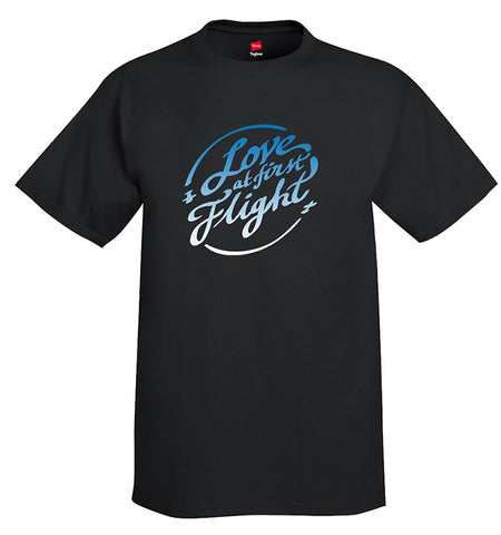 Love at First Flight Aviation Airplane T-Shirt
