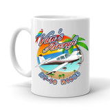 Beach Van's Aircraft RV-10 Airplane Ceramic Mug - Personalized with your N#